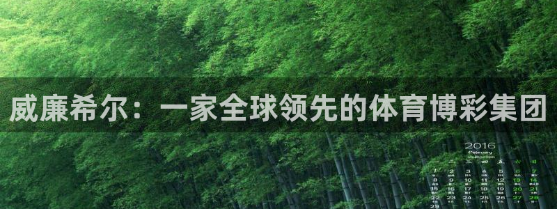 万向娱乐环保：威廉希尔：一家全球领先的体育博彩集团