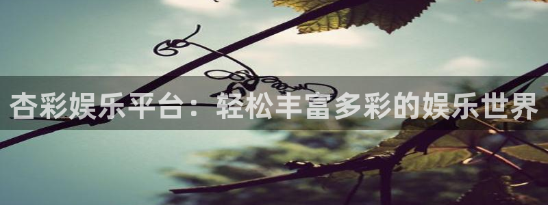 万向娱乐体育和杏耀是哪个公司的：杏彩娱乐平台：轻松丰富多彩的娱乐世界