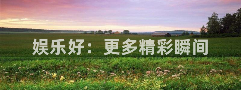 万向娱乐体育f开户：娱乐好：更多精彩瞬间